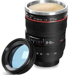 Camera Lens Stainless Steel Coffee Mug